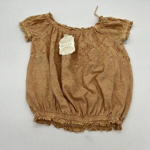 Altar’d State Peach Off The Shoulder Top Size XS NWT